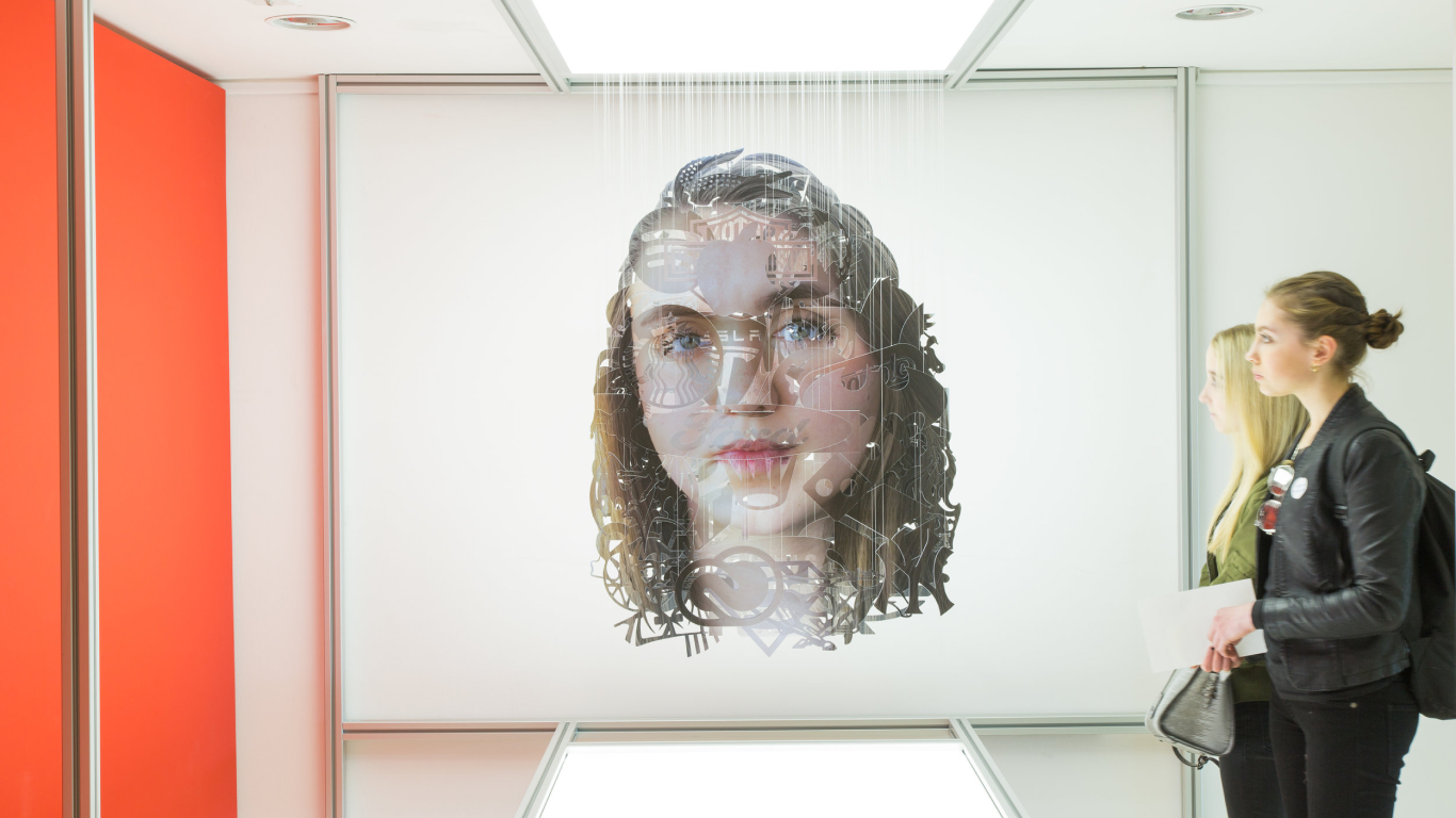 Like Me — optical illusion installation