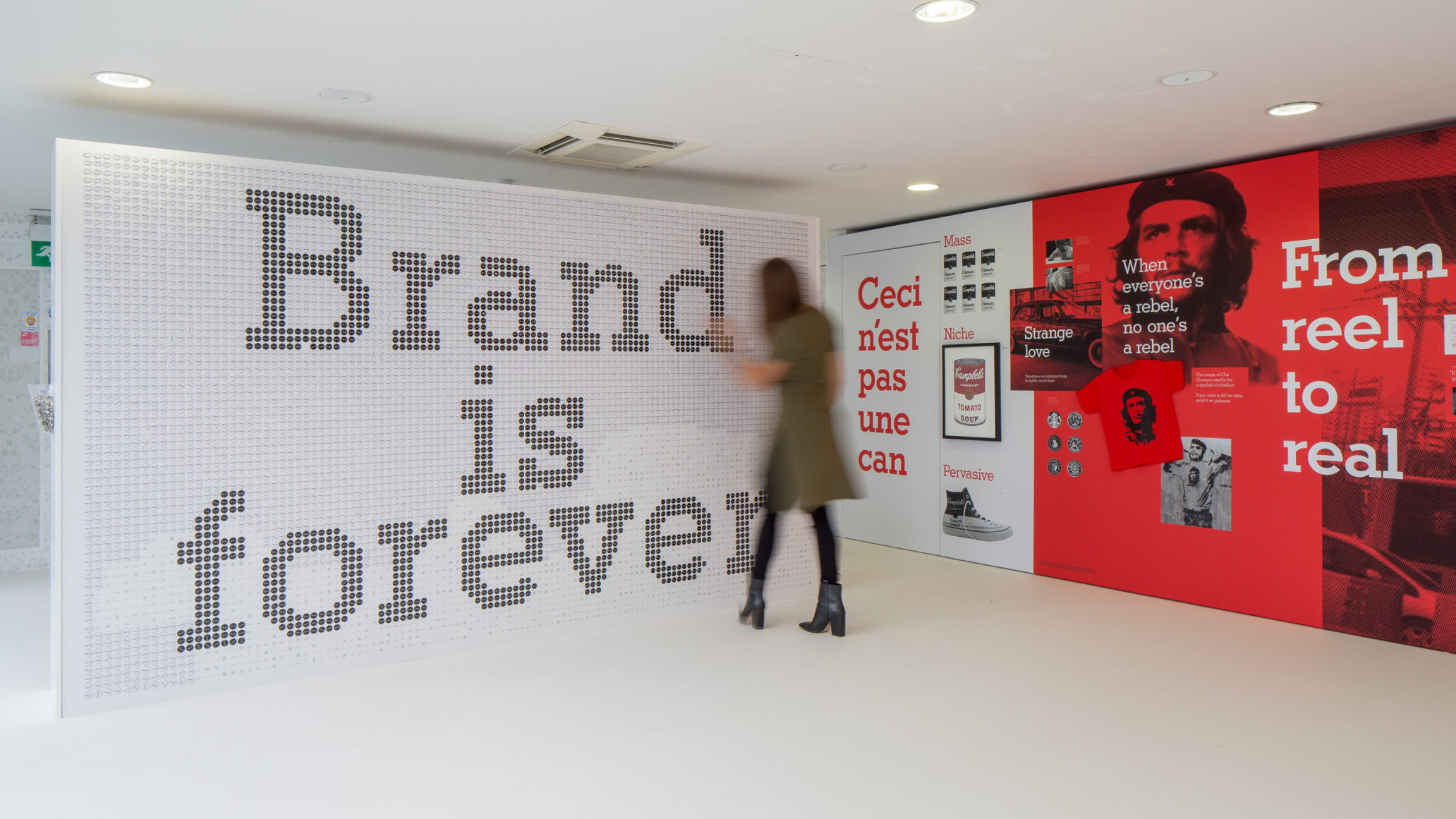 Like Me — Brand is Forever wall installation