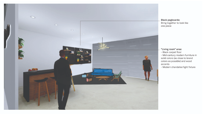 Booth 3D rendering 02